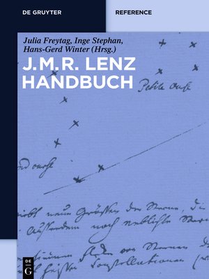 cover image of J.M.R.-Lenz-Handbuch